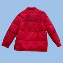 Load image into Gallery viewer, 1980&#39;s Red Puffer Coat
