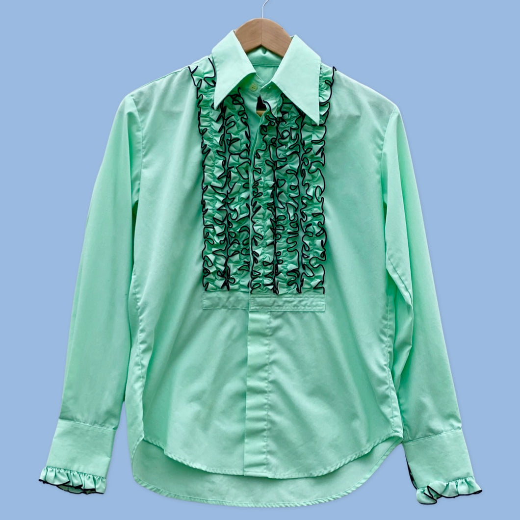 1970's Tuxedo Ruffled shirt