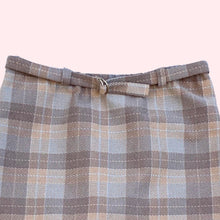 Load image into Gallery viewer, 1960&#39;s Brown plaid skirt
