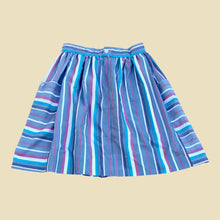 Load image into Gallery viewer, 1980&#39;s Handmade striped skirt
