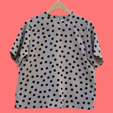 Load image into Gallery viewer, 1980&#39;s Yves St. Clair polka dot blouse
