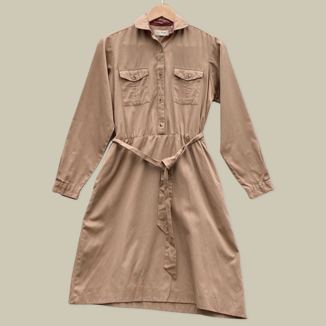 1980's Khaki L.L. Bean dress