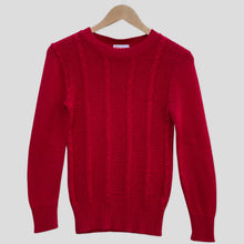 Load image into Gallery viewer, 1980&#39;s Spunky Red Sweater
