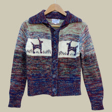 Load image into Gallery viewer, 1960&#39;s knit sweater with llama pattern
