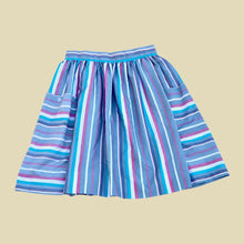 Load image into Gallery viewer, 1980&#39;s Handmade striped skirt
