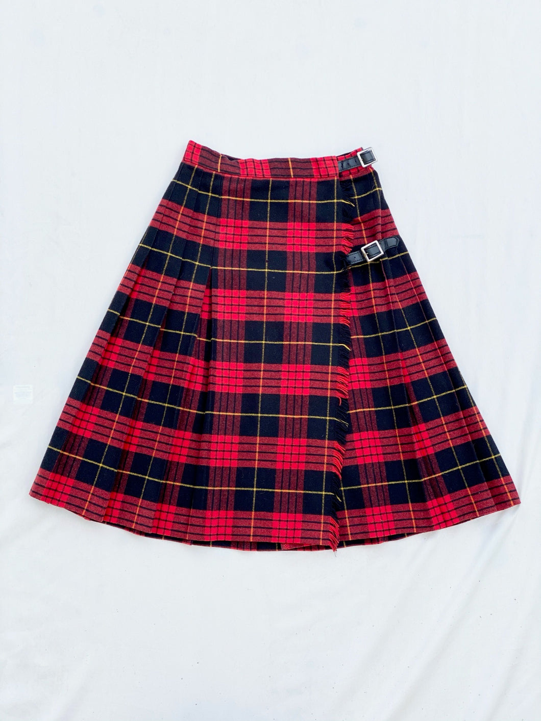 1980's Bobbie Brooks plaid skirt