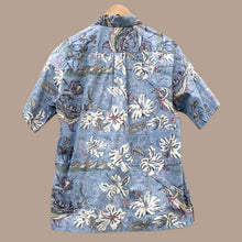 Load image into Gallery viewer, Blue Avi Collection Hawaiian button down shirt
