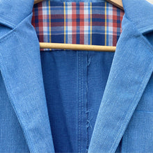 Load image into Gallery viewer, Blue handmade corduroy jacket
