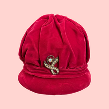 Load image into Gallery viewer, 1960&#39;s Velvet “Twiggy” Hat
